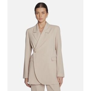 Birgitte Herskind Women's Lilith Asymmetric‎ Front Blazer Medium Old Money